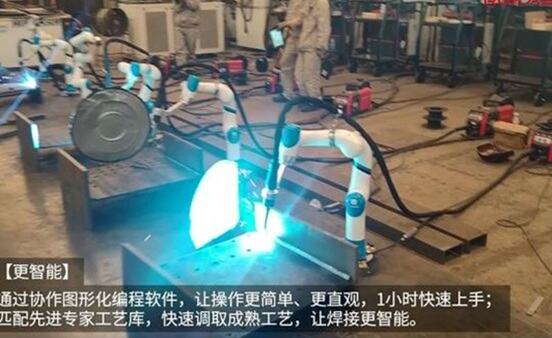galaxy银河协作焊接典型应用：建筑钢构行业焊接集群